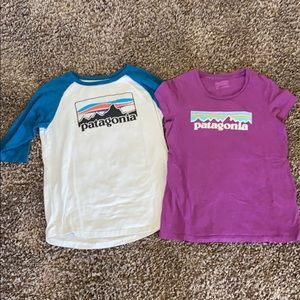Patagonia girls shirts size 12